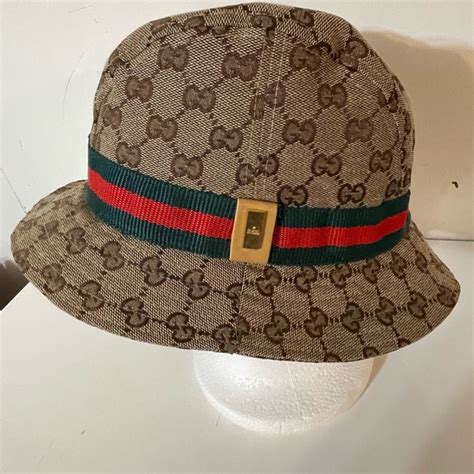 gucci web bucket hat|who made Gucci bucket hat.